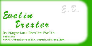 evelin drexler business card